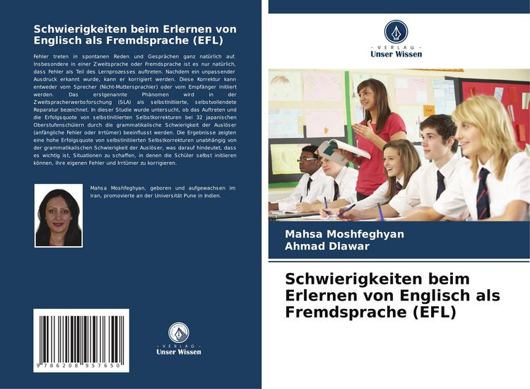 Produktbild: Schwierigkeiten beim Erlernen von Englisch als Fremdsprache (EFL)
