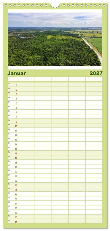 Produktbild: Familienplaner 2027 - Guinea - Das einzigartige Land in Westafrika. mit 5 Spalten (Wandkalender, 21 x 45 cm) CALVENDO