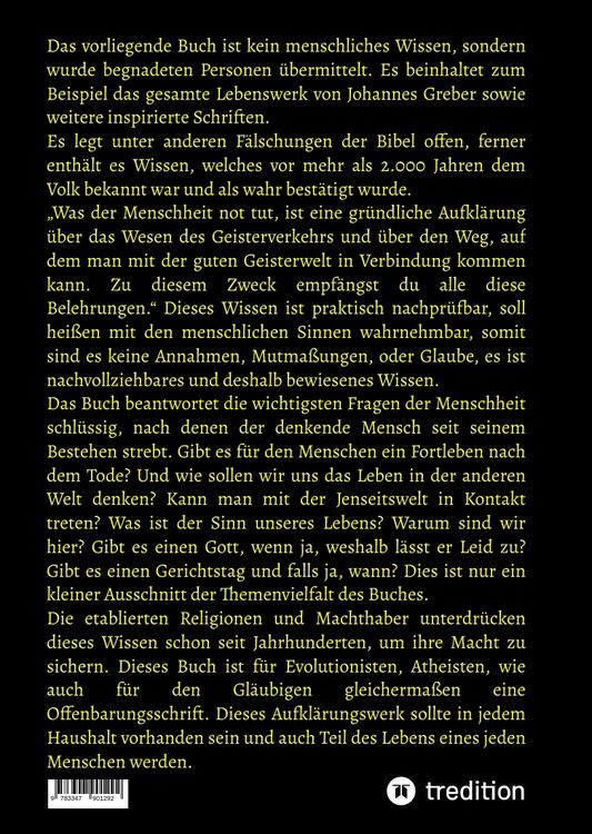 Produktbild: 3.Auflage Das geheime Wissen &ndash; Das wichtigste Buch f&uuml;r die Menschheit!