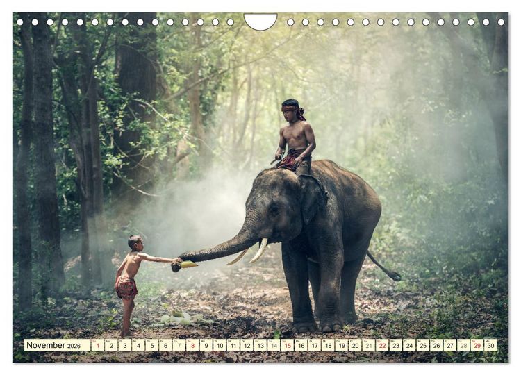 Produktbild: Magisches Asien. Menschen und Natur (Wandkalender 2026 DIN A4 quer), CALVENDO Monatskalender