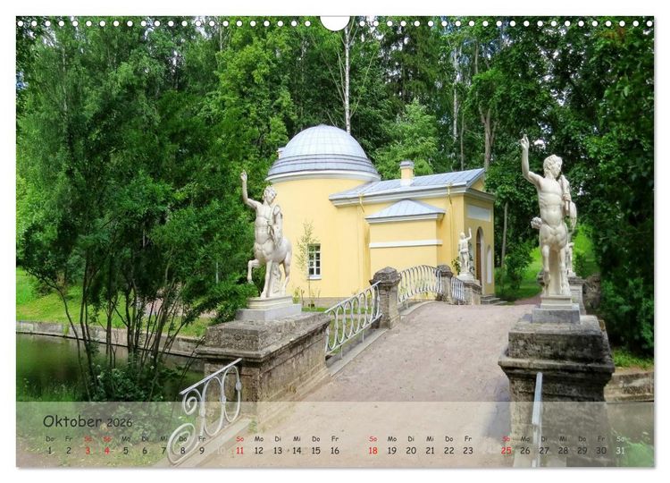 Produktbild: Sankt Petersburg - Pal&auml;ste der Umgebung (Wandkalender 2026 DIN A3 quer), CALVENDO Monatskalender