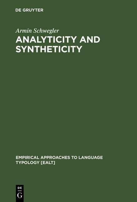 Produktbild: Analyticity and Syntheticity