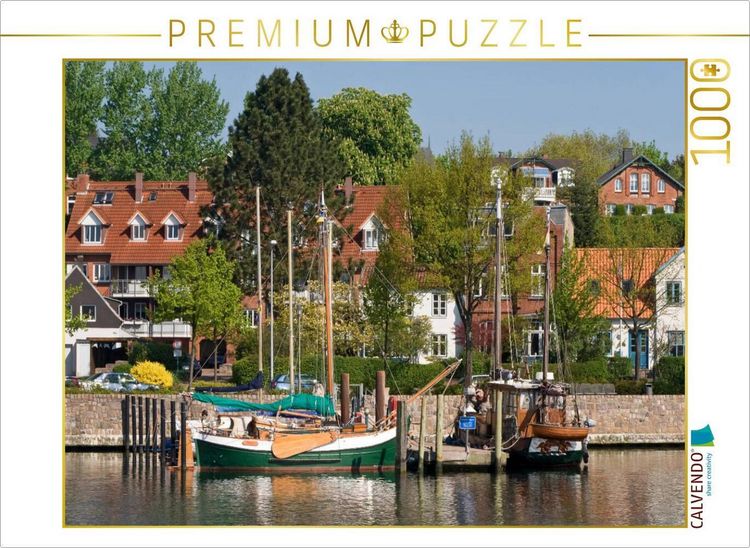 Produktbild: CALVENDO Puzzle Eckernf&ouml;rde - Borby | 1000 Teile Lege-Gr&ouml;&szlig;e 64x48cm Foto-Puzzle f&uuml;r gl&uuml;ckliche Stunden