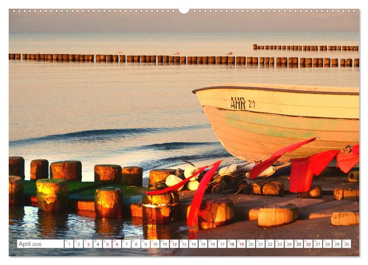 Produktbild: Faszination Fischland-Dar&szlig;-Zingst (Wandkalender 2026 DIN A2 quer), CALVENDO Monatskalender