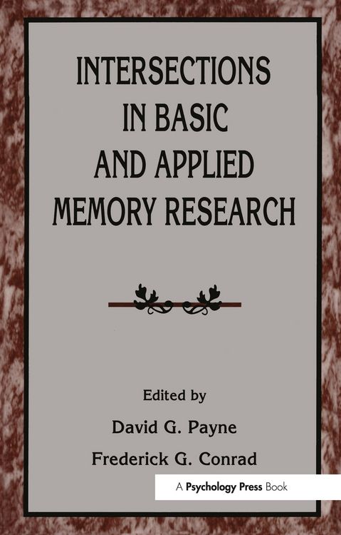 Produktbild: Intersections in Basic and Applied Memory Research