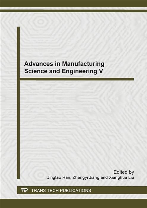 Produktbild: Advances in Manufacturing Science and Engineering V