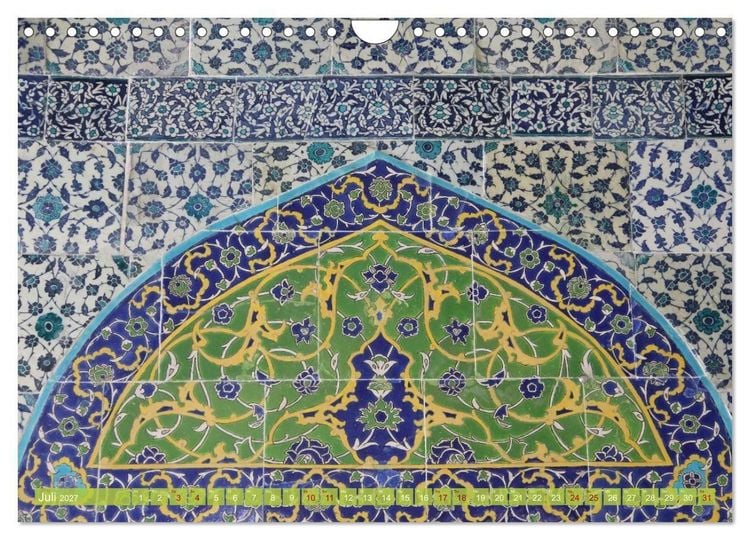 Produktbild: Moscheen in Istanbul. Rund um die Hagia Sophia (Wandkalender 2027 DIN A4 quer), CALVENDO Monatskalender