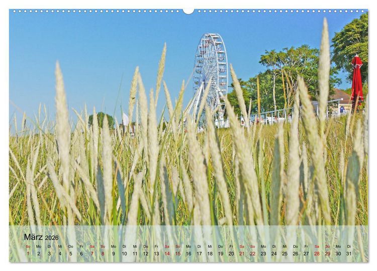 Produktbild: Ostseebad K&uuml;hlungsborn. Erholung mit allen Sinnen (hochwertiger Premium Wandkalender 2026 DIN A2 quer), Kunstdruck in Hochglanz