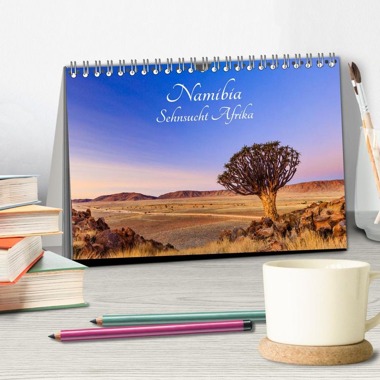 Produktbild: Namibia - Sehnsucht Afrika (Tischkalender 2026 DIN A5 quer), CALVENDO Monatskalender