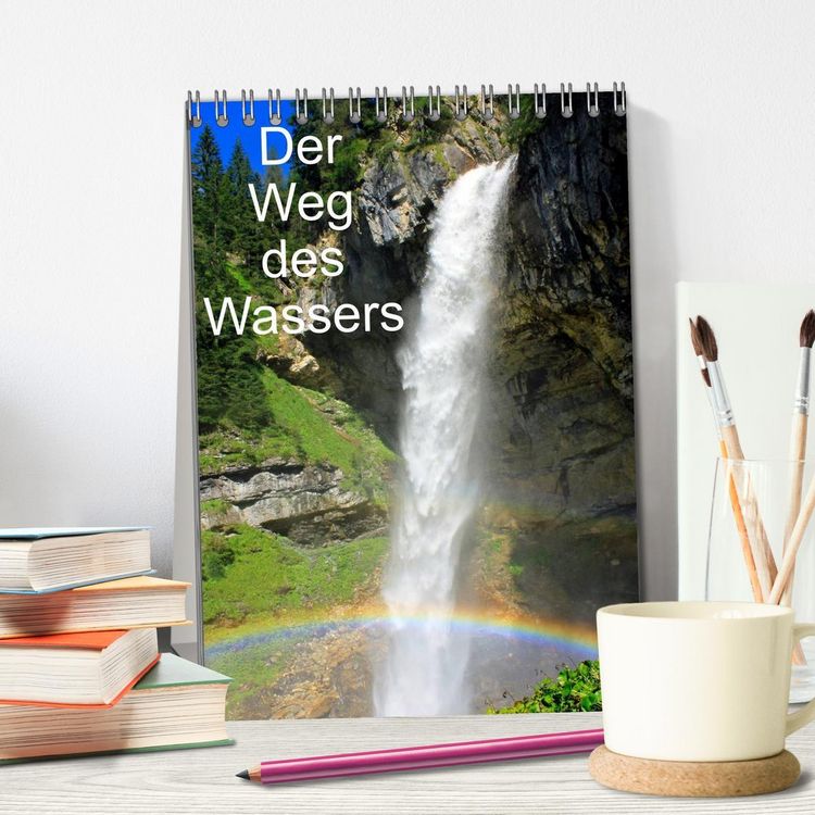 Produktbild: Der Weg des Wassers (Tischkalender 2026 DIN A5 hoch), CALVENDO Monatskalender
