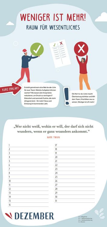 Produktbild: Immerw&auml;hrender Teamkalender. F&uuml;r ein gutes Miteinander