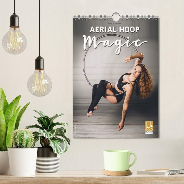 Produktbild: Aerial Hoop Magic (Wandkalender 2026 DIN A4 hoch), CALVENDO Monatskalender