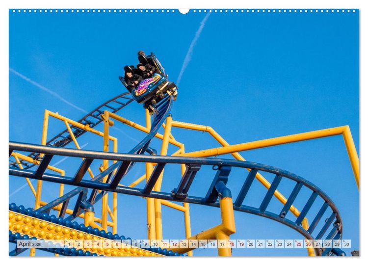 Produktbild: Kirmes Gl&uuml;ck (hochwertiger Premium Wandkalender 2026 DIN A2 quer), Kunstdruck in Hochglanz