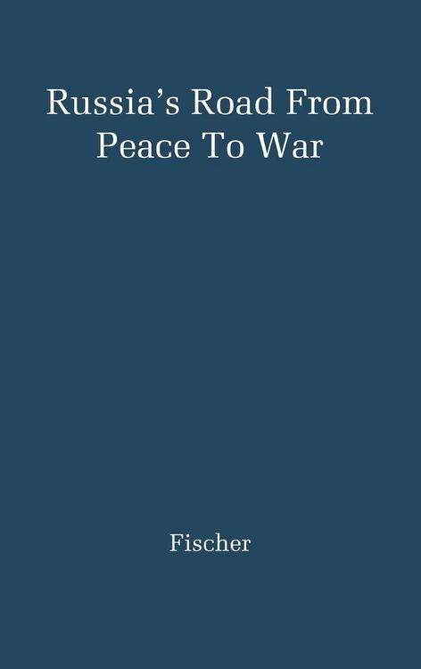 Produktbild: Russia's Road from Peace to War