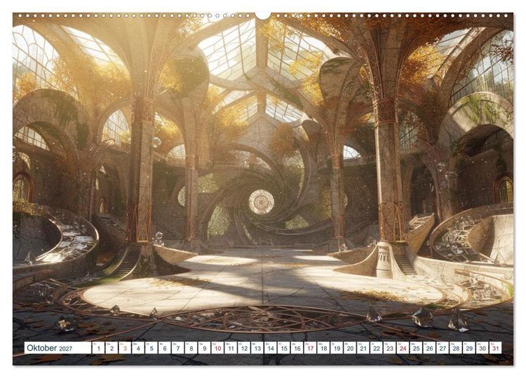 Produktbild: Architektur der Emotionen - Gestaltete Stimmungen (hochwertiger Premium Wandkalender 2027 DIN A2 quer), Kunstdruck in Hochglanz