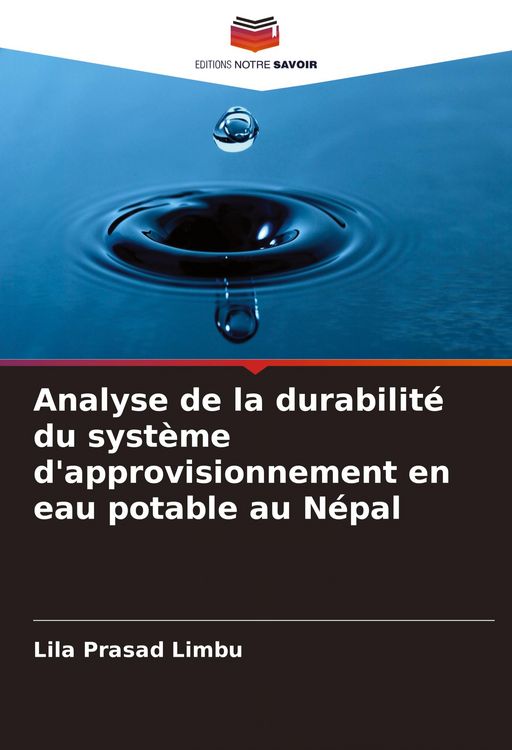 Produktbild: Analyse de la durabilit&eacute; du syst&egrave;me d'approvisionnement en eau potable au N&eacute;pal