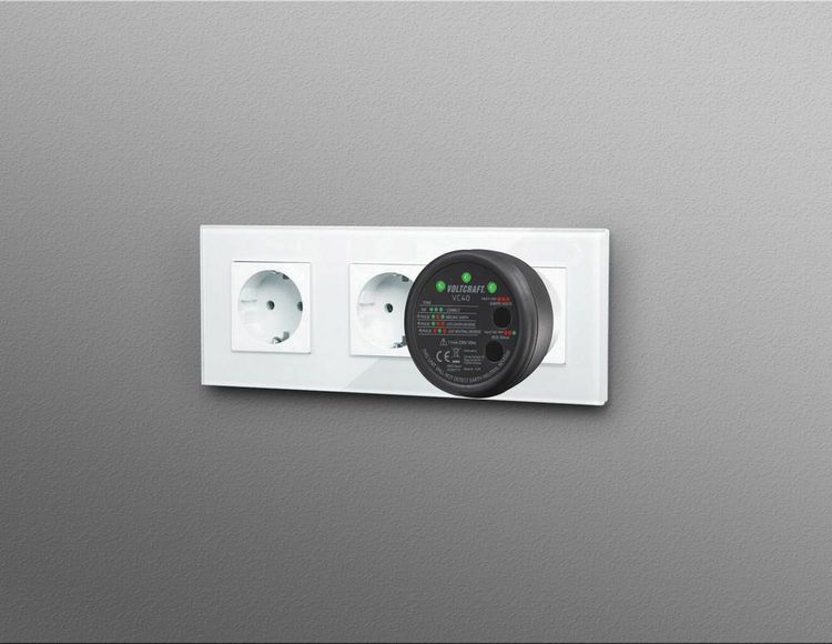 Produktbild: VOLTCRAFT VC40 Steckdosentester CAT II 300V