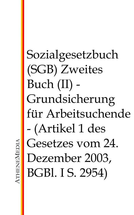 Produktbild: Sozialgesetzbuch (SGB) - Zweites Buch (II)