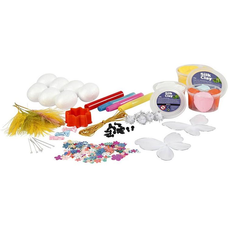 Produktbild: Creativ Company DIY Sets Modellieren Funny Easter Family - Bastelset, 1 Set