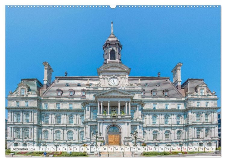 Produktbild: Montreal - klassisches Erbe in Qu&eacute;bec (hochwertiger Premium Wandkalender 2026 DIN A2 quer), Kunstdruck in Hochglanz