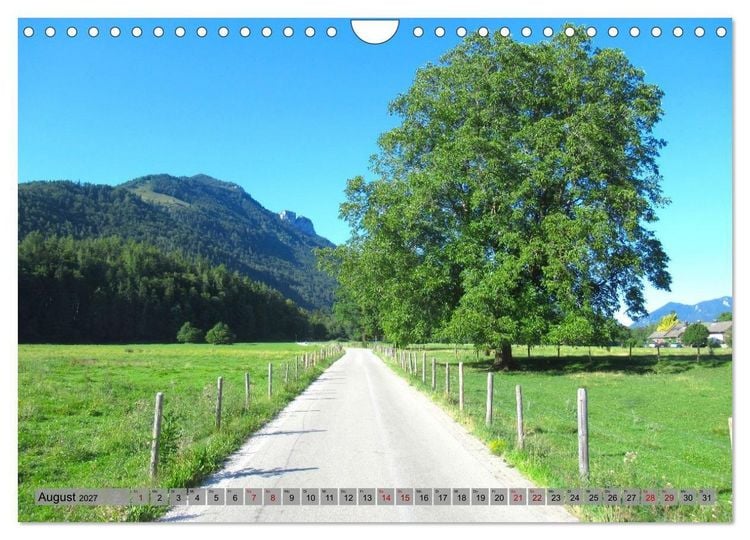 Produktbild: Im Achental - Erholung in den Chiemgauer Alpen (Wandkalender 2027 DIN A4 quer), CALVENDO Monatskalender