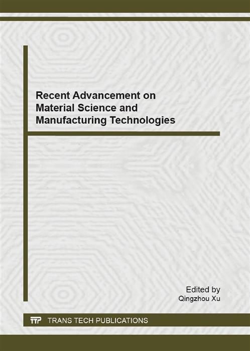 Produktbild: Recent Advancement on Material Science and Manufacturing Technologies