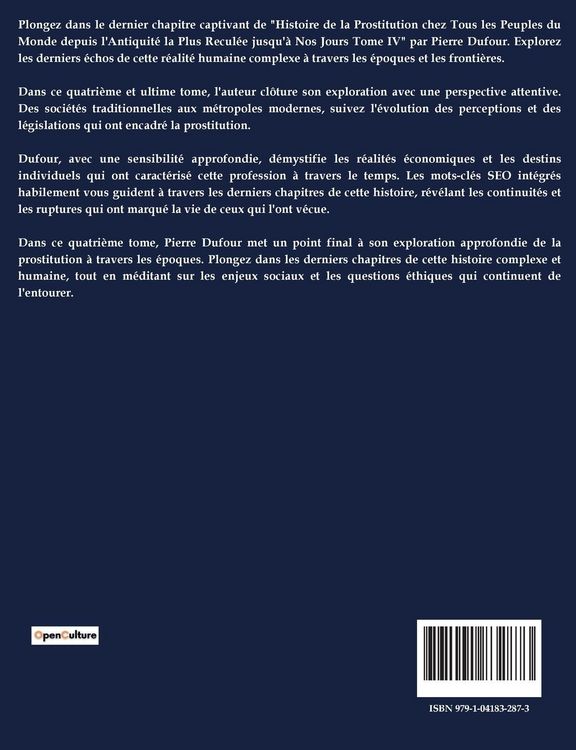 Produktbild: Histoire De La Prostitution
