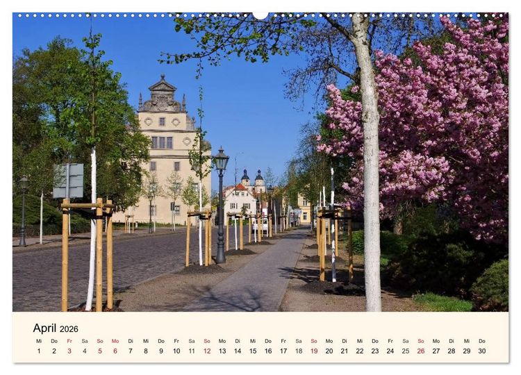 Produktbild: Lutherstadt Wittenberg - Stadt der Reformation (hochwertiger Premium Wandkalender 2026 DIN A2 quer), Kunstdruck in Hochglanz