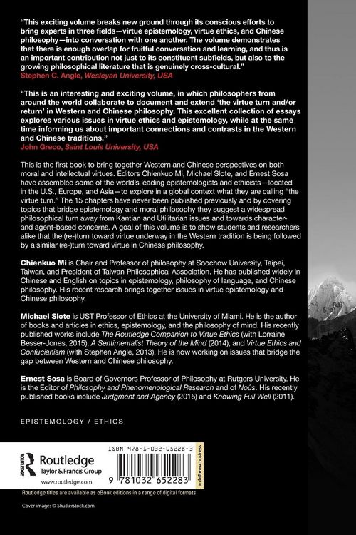 Produktbild: Moral and Intellectual Virtues in Western and Chinese Philosophy