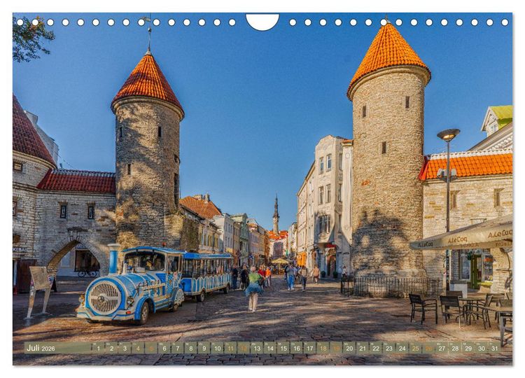 Produktbild: Tallinn-Riga-Vilnius-Memel, eine Traumreise durch das Baltikum. (Wandkalender 2026 DIN A4 quer), CALVENDO Monatskalender