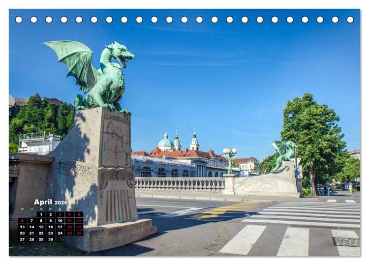 Produktbild: Gr&uuml;nes Slowenien (Tischkalender 2026 DIN A5 quer), CALVENDO Monatskalender