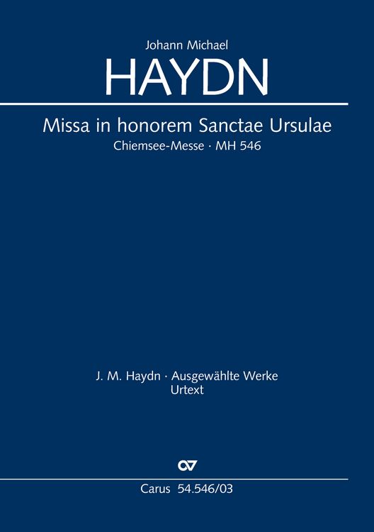 Produktbild: Missa in honorem Sanctae Ursulae (Klavierauszug)