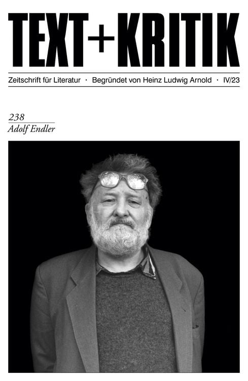 Produktbild: TEXT + KRITIK 238 - Adolf Endler