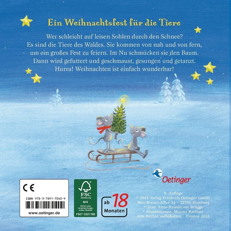 Produktbild: Wenn die Tiere Weihnachten feiern