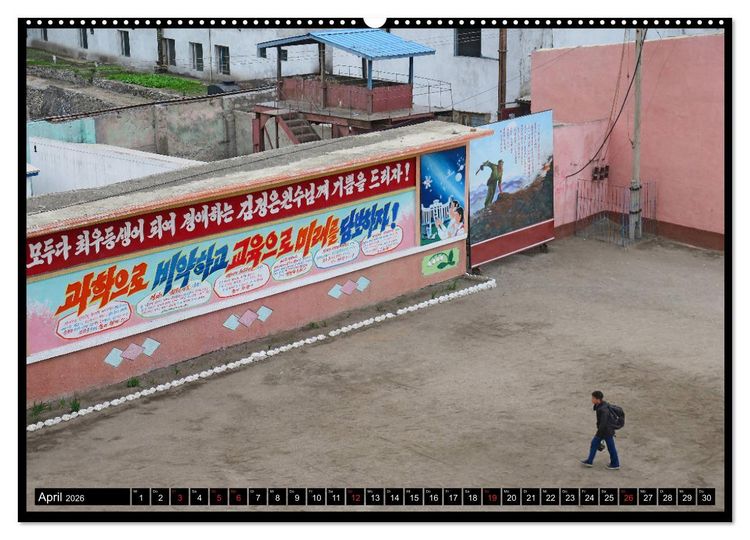 Produktbild: Nordkorea - Die gro&szlig;e Leere (hochwertiger Premium Wandkalender 2026 DIN A2 quer), Kunstdruck in Hochglanz