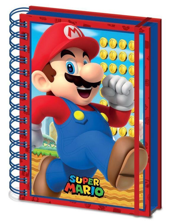 Produktbild: SUPER MARIO (CORE) A5 3D NOTEBOOK