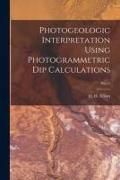 Produktbild: Photogeologic Interpretation Using Photogrammetric Dip Calculations; No.15