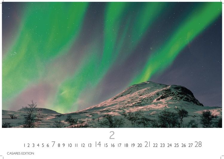 Produktbild: Polarlicht Kalender 2027 &ndash; Wandkalender | Fotokalender Naturkalender 35x50cm Grosses Format - Erleben Sie die Magie der Aurora Borealis &ndash; f&uuml;r Naturenthusiasten