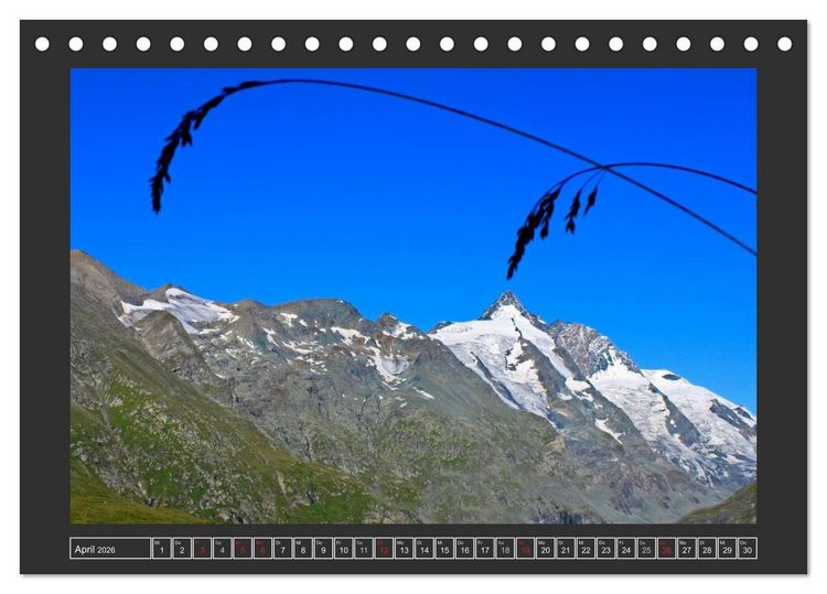 Produktbild: Der Gro&szlig;glockner 3798m (Tischkalender 2026 DIN A5 quer), CALVENDO Monatskalender