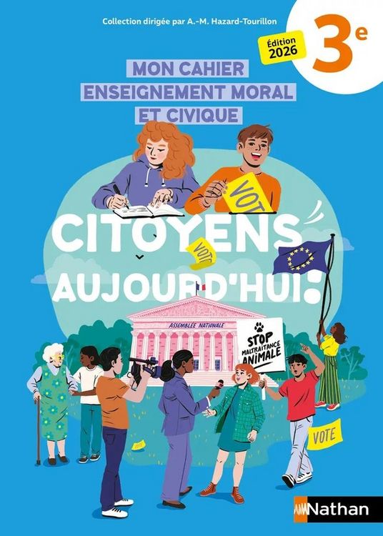 Produktbild: Citoyens Aujourd hui; Mon Cahier Enseignement Moral et Civique; 3e;