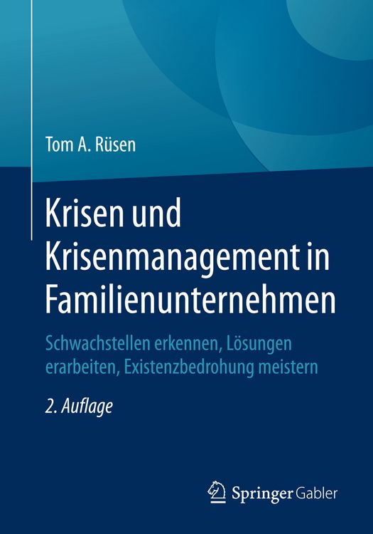 Produktbild: Krisen und Krisenmanagement in Familienunternehmen