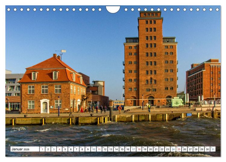 Produktbild: Stadt Wismar 2026 (Wandkalender 2026 DIN A4 quer), CALVENDO Monatskalender