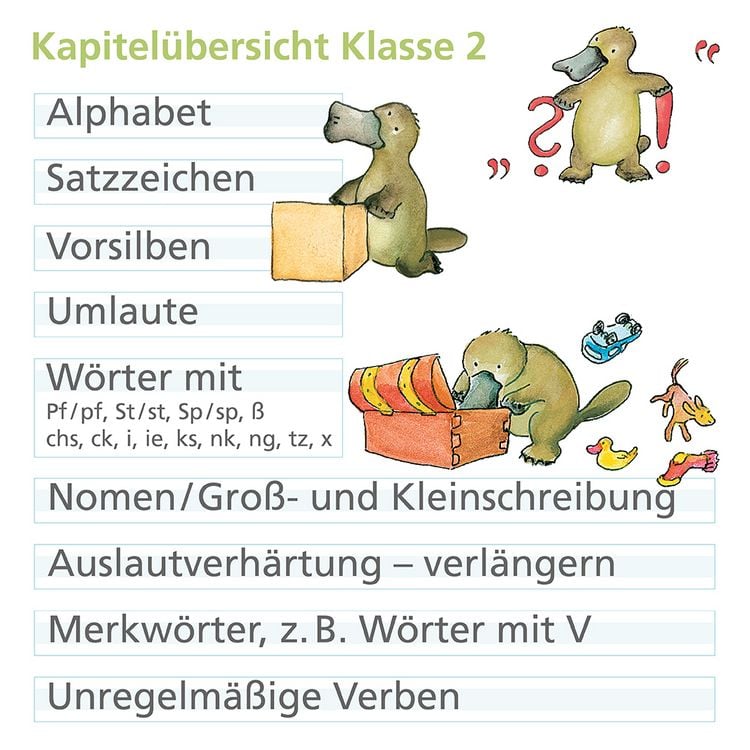 Produktbild: Rechtschreiben mit Rico Schnabel, Klasse 2