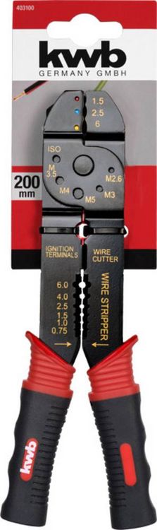 Produktbild: Kwb 403100 Crimpzange 0.75 bis 6mm&sup2;