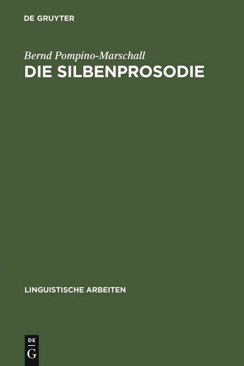 Produktbild: Die Silbenprosodie