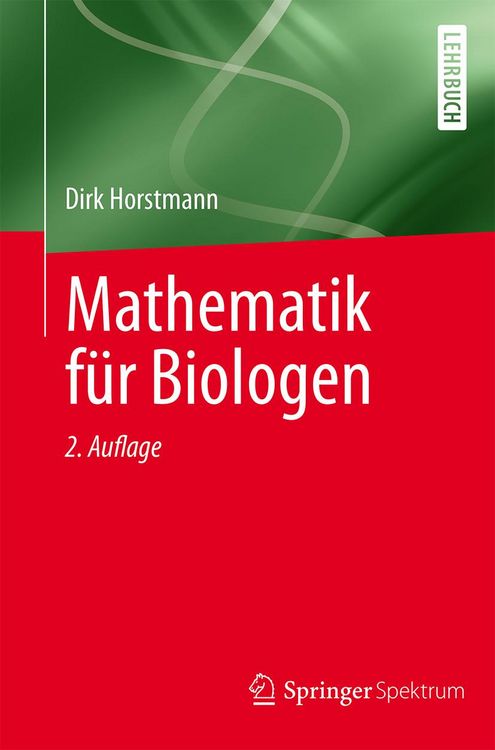 Produktbild: Mathematik f&uuml;r Biologen