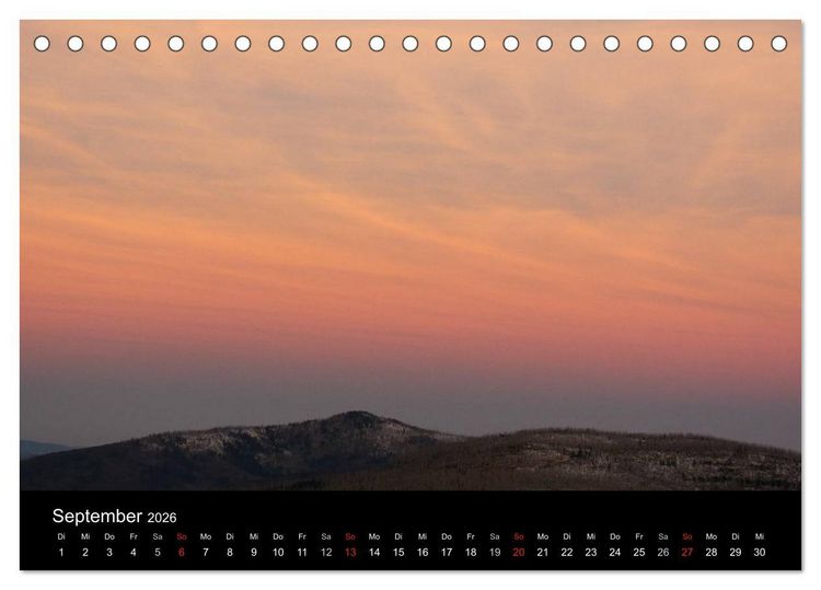 Produktbild: Bayerischer Wald - der Osten Bayerns (Tischkalender 2026 DIN A5 quer), CALVENDO Monatskalender
