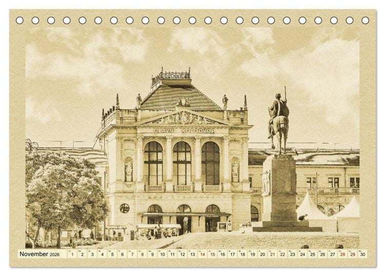 Produktbild: Zagreb &ndash; Ein Kalender im Zeitungsstil (Tischkalender 2026 DIN A5 quer), CALVENDO Monatskalender