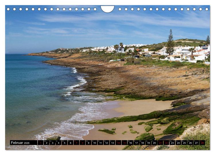 Produktbild: Portugal Buntes Hinterland und farbige K&uuml;sten (Wandkalender 2026 DIN A4 quer), CALVENDO Monatskalender
