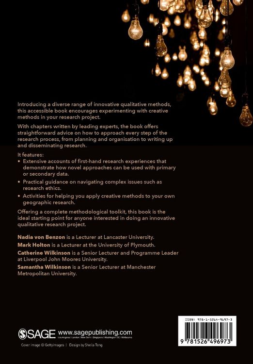 Produktbild: Creative Methods for Human Geographers